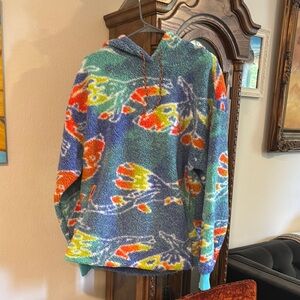 Multicolor Fleece Hoodie